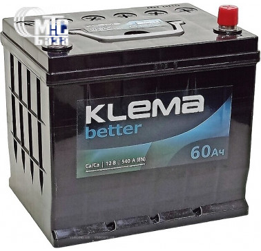 Аккумулятор KLEMA 6СТ-60 R  JIS EN 510A  234x175x225 мм
